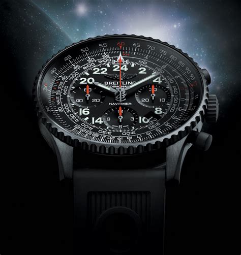 breitling navitimer cosmonaute blacksteel replica|breitling navitimer prices.